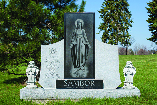 Monument at All Saints Cemetery