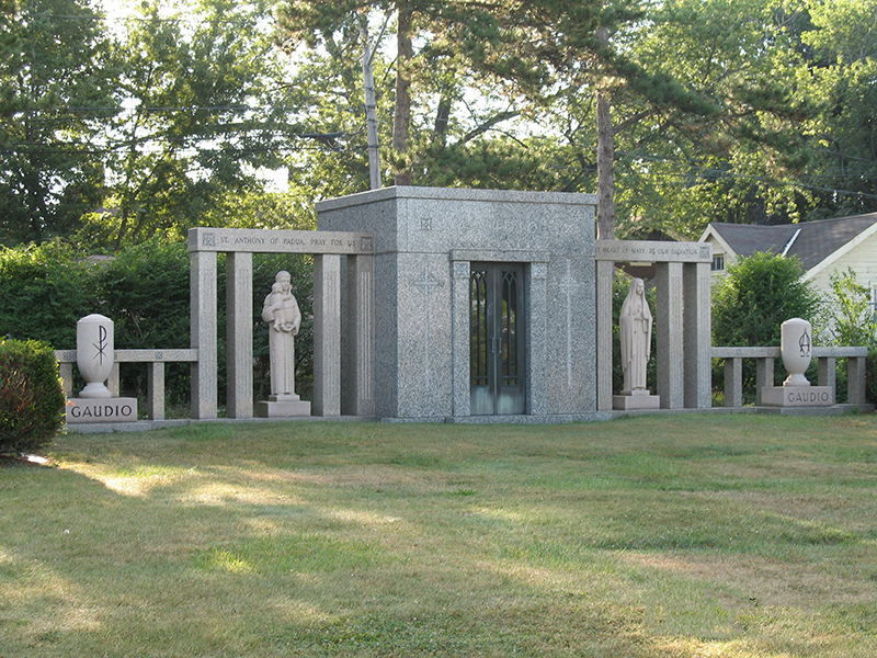 Family Mausoleum at calvary Cleveland
