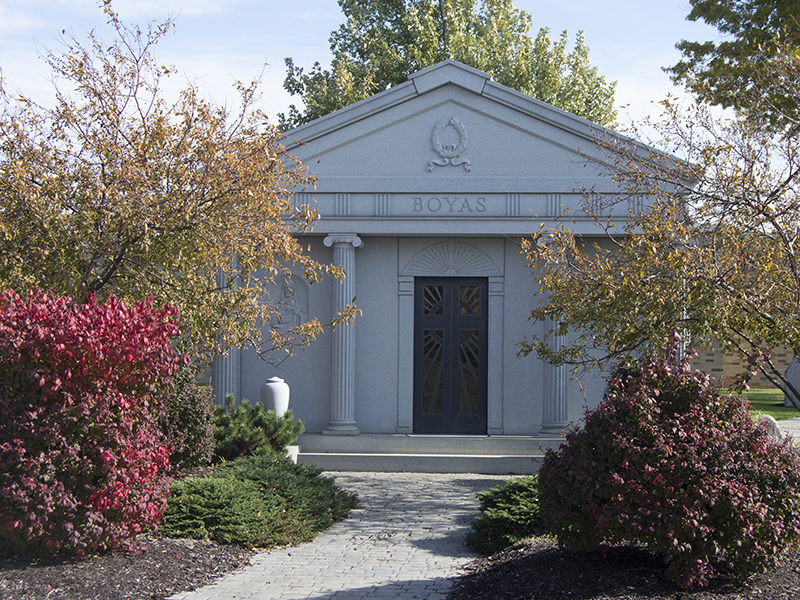 Estate mausoleum at Holy Cross Brook Park